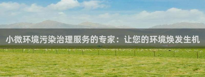 凯发官方网站|小微环境污染治理服务的专家