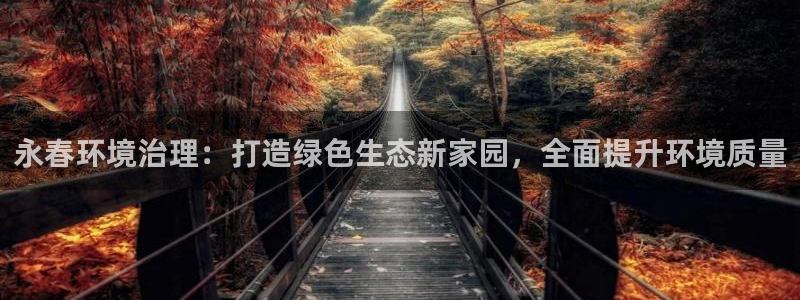凯发国际官方网站|永春环境治理：打造绿色生态新家园，全面提升环境质量